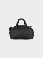 4F Torba sportowa (25 L) z kieszenią na obuwie - głęboka czerń Uniwersalny. Czarne torby na ramię 4f, bez wzorów, z syntetyku, eleganckie, na ramię, bez dodatków. Za 59.99 zł.