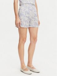 Munthe Szorty materiałowe Fidelma 251142925136 Błękitny Regular Fit. Niebieskie szorty Munthe, bez wzorów, z bawełny. Za 479.99 zł.