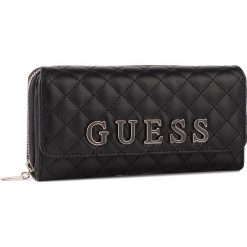 Duży Portfel Damski GUESS - Passion (VG) Slg SWVG74 08620 BLA. Czarne portfele Guess, bez wzorów, ze skóry ekologicznej. Za 279.00 zł.