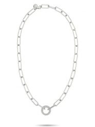 Tamaris Naszyjnik z cyrkoniami - dł. 45 cm rozmiar: onesize. Szare naszyjniki Tamaris, z cyrkonią, ze stali. Za 200.13 zł.