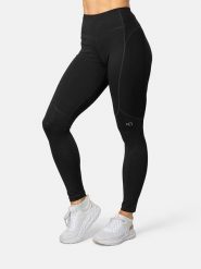 KARI TRAA Legginsy sportowe "Linnea" w kolorze czarnym rozmiar: M. Czarne legginsy Kari Traa, m, bez wzorów, z podwyższonym stanem. Za 224.95 zł.
