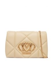 LOVE MOSCHINO Torebka JC4043PP1PLC0129 Beżowy. Brązowe torebki klasyczne Love Moschino, bez wzorów, ze skóry, bez dodatków. Za 789.99 zł.