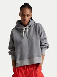 Polo Ralph Lauren Bluza 211910189001 Szary Oversize. Szare bluzy Polo Ralph Lauren, l, bez wzorów, z bawełny, bez kaptura. Za 459.99 zł.