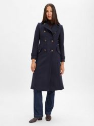 Lauren Ralph Lauren płaszcz wełniany Kobiety niebieski, 36. Niebieskie płaszcze Lauren Ralph Lauren, na jesień, bez wzorów, z wełny, bez kaptura. Za 1,199.95 zł.