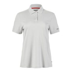 Damska koszulka polo Musto Evolution Sunblock. Szare bluzki Musto, s, bez wzorów, bez kołnierzyka, bez ramiączek. Za 316.50 zł.