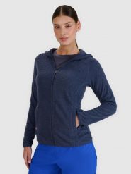 4F Bluza trekkingowa Primaloft Active damska - szara S. Szare bluzy sportowe 4f, l, bez wzorów, z materiału, z kapturem. Za 139.99 zł.