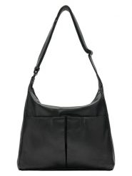 Liebeskind Berlin Skórzana torebka w kolorze czarnym - 33 x 29 x 13 cm rozmiar: onesize. Czarne torby na ramię Liebeskind Berlin, bez wzorów, z materiału, na ramię, bez dodatków. Za 568.34 zł.