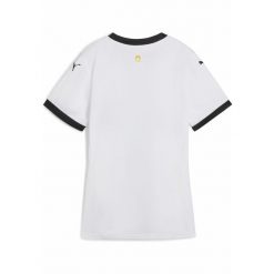Damska koszulka domowa Parma Calcio 24/25 PUMA White Black. Białe bluzki Puma, l, bez wzorów, sportowe, bez kołnierzyka, bez ramiączek. Za 379.00 zł.
