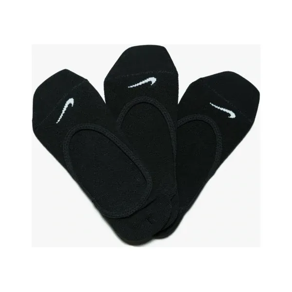 Nike Skarpety 3Ppk Women's Lightweight Footi , czarny, rozmiar M. Czarne skarpety Nike, bez wzorów, z bawełny. Za 39.99 zł.