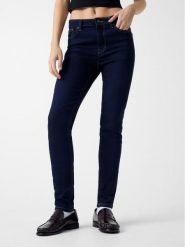 Guess Jeans Jeansy 180063 Niebieski Skinny Fit. Niebieskie jeansy Guess Jeans, z aplikacjami. Za 349.99 zł.