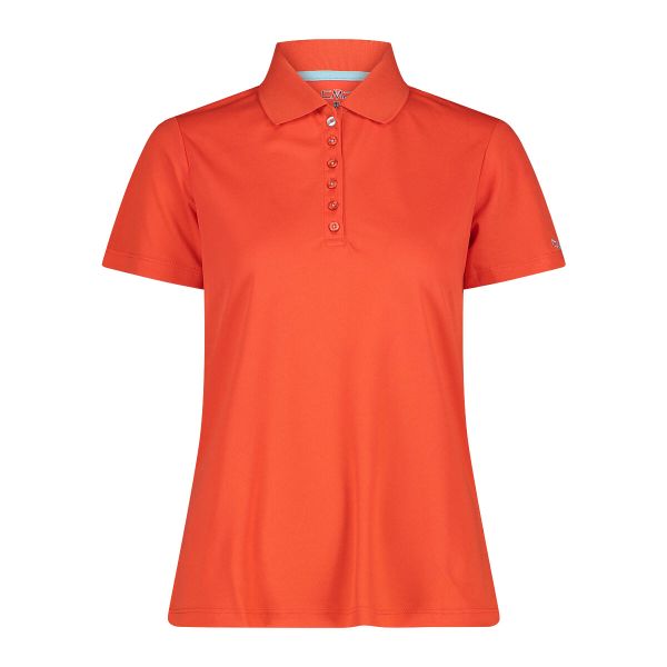 Damska koszulka polo CMP. Niebieskie koszulki polo CMP, xs, bez wzorów, z materiału, bez kołnierzyka, bez ramiączek. Za 131.00 zł.