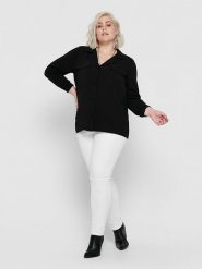 ONLY Carmakoma Dżinsy "Augusta" - Skinny fit - w kolorze białym rozmiar: 42/L30. Białe jeansy Only Carmakoma, l, z aplikacjami. Za 83.22 zł.