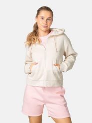 KARI TRAA Bluza "Anelie" w kolorze kremowym rozmiar: XL. Brązowe bluzy Kari Traa, xl, bez wzorów, z bawełny, bez kaptura. Za 260.99 zł.