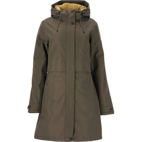 Parka dla kobiet Whistler Mullie W-Pro 10000. Czarne parki Whistler, na jesień, z materiału, bez kaptura. Za 415.50 zł.