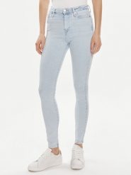 Tommy Hilfiger Jeansy Harlem WW0WW41311 Błękitny Skinny Fit. Niebieskie jeansy TOMMY HILFIGER, bez wzorów. Za 319.99 zł.