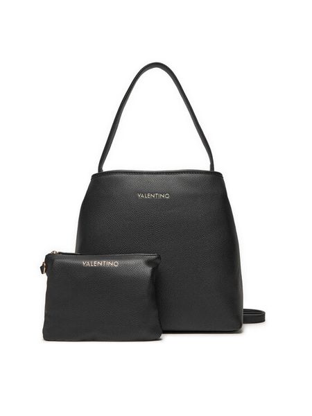 Valentino Torebka Brixton VBS7LX03 Czarny. Czarne torebki klasyczne Valentino, bez wzorów, ze skóry, bez dodatków. Za 379.99 zł.