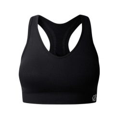 Damski tank top Dare 2B React. Czarne topy Dare 2b, m, bez wzorów, bez kołnierzyka, bez ramiączek. Za 99.99 zł.