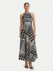 Rinascimento Sukienka koktajlowa CFC0127532003 Czarny Regular Fit. Czarne sukienki Rinascimento, m, bez wzorów, z bawełny, wizytowe, bez kołnierzyka, bez ramiączek. Za 799.99 zł.