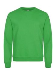 Clique Basic Roundneck bluza z okrągłym dekoltem unisex — materiał. Zielone bluzy CLIQUE, l, bez wzorów, z bawełny, bez kaptura. Za 157.03 zł.