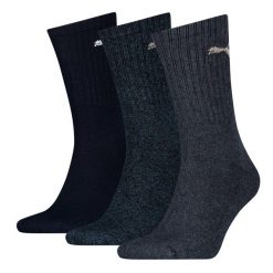 Puma Skarpety Sport Crew 3-Pack 88035503. Niebieskie skarpety Puma, bez wzorów, z bawełny. Za 48.99 zł.