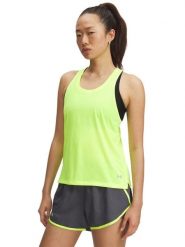 Under Armour Top sportowy w kolorze zielonym rozmiar: S. Zielone koszulki sportowe Under Armour, bez wzorów, z materiału, bez ramiączek, outdoorowe. Za 79.21 zł.