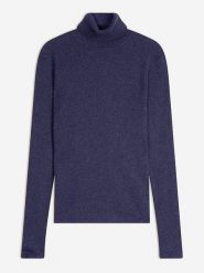 AUTHENTIC CASHMERE Kaszmirowy golf w kolorze granatowym rozmiar: XL. Niebieskie golfy AUTHENTIC CASHMERE, xl, bez wzorów, z kaszmiru, bez ramiączek. Za 369.99 zł.