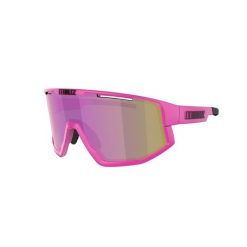 Okulary przeciwsłoneczne rowerowe Bliz Vision Neon Pink. Czerwone okulary przeciwsłoneczne BLIZ, bez wzorów, sportowe. Za 416.70 zł.