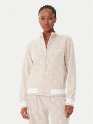 Guess Bluza V5BQ01 K1902 Brązowy Regular Fit. Brązowe bluzy Guess, xxs, z aplikacjami, z syntetyku, bez kaptura. Za 399.99 zł.