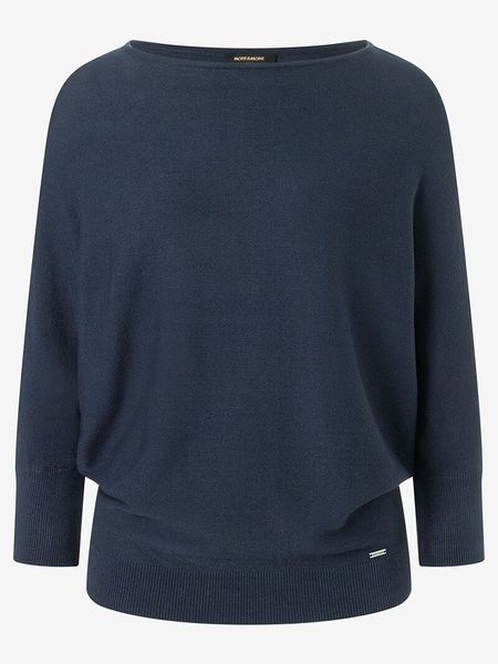 More & More Sweter w kolorze granatowym rozmiar: 44. Niebieskie swetry More & More, bez wzorów, ze splotem, bez ramiączek. Za 80.33 zł.