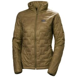 Kurtka narciarska damska izolowana Helly Hansen Lifaloft. Brązowe kurtki narciarskie Helly Hansen, uniwersalny, bez wzorów, z materiału, bez kaptura, narciarskie. Za 844.50 zł.