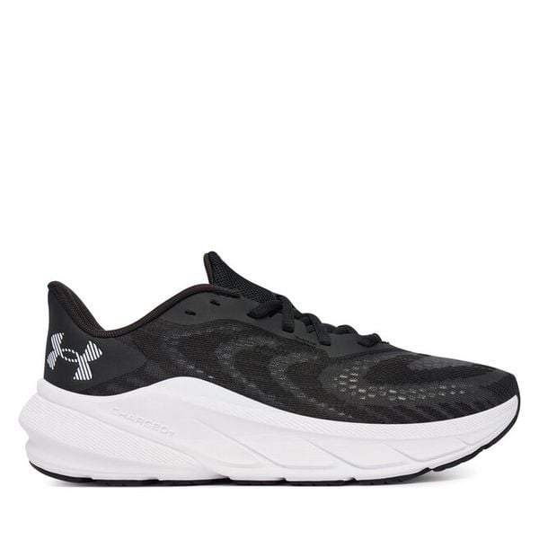 Buty do biegania Under Armour. Czarne obuwie sportowe Under Armour, bez zapięcia, do biegania. Za 279.99 zł.
