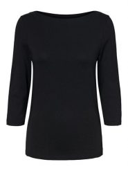 Vero Moda Koszulka "Panda" w kolorze czarnym rozmiar: L. Czarne bluzki Vero Moda, l, bez wzorów, z bawełny, bez kołnierzyka, bez ramiączek. Za 85.82 zł.