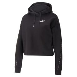 Bluza Sportowa Damska Puma Power Tape Tr. Czarne bluzy Puma, na zimę, s, bez wzorów, bez kaptura. Za 155.99 zł.