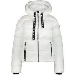 Płaszcz zimowy Luhta Jalonoja. Białe kurtki sportowe Luhta, na zimę, l, bez wzorów, z materiału, bez kaptura, narciarskie. Za 999.00 zł.