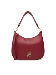Nine West Torebka CEO-NANCY-H241690 Bordowy. Czerwone torebki klasyczne Nine West, bez wzorów, z materiału, bez dodatków. Za 229.99 zł.