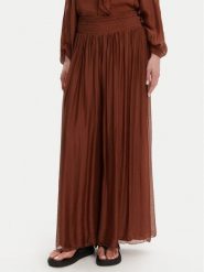 ViCOLO Spodnie palazzo TD0021 Brązowy Regular Fit. Brązowe spodnie materiałowe ViCOLO, s, bez wzorów, z materiału. Za 269.99 zł.