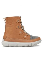 Sorel Śniegowce Explorer Next™ Joan Wp NL5069-253 Brązowy. Brązowe trapery i śniegowce Sorel, ze skóry. Za 489.00 zł.