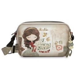 Szara Damska Listonoszka Anekke Edycja Limitowana. Szare listonoszki Anekke, z aplikacjami, zdobione, bez dodatków. Za 339.00 zł.