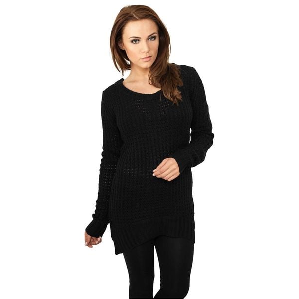 Bluza damska Urban Classic long. Czarne bluzy Urban Classics, bez wzorów, bez kaptura. Za 183.50 zł.
