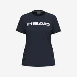 CLUB BASIC T-Shirt Women. Niebieskie koszulki sportowe Head, bez wzorów, z bawełny, bez ramiączek. W wyprzedaży za 59.50 zł.