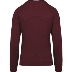 Bluza damska z okrągłym dekoltem z bawełny organicznej Kariban. Brązowe bluzy KARIBAN, bez wzorów, z bawełny, bez kaptura. Za 184.00 zł.