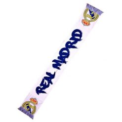 Real Madryt szalik kibica Knitted Scarf 32ND RM4BUF32 wielokolorowy. Białe szaliki REAL MADRID, bez wzorów, z materiału. Za 97.74 zł.