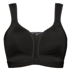 Biustonosz sportowy Odlo Sport bra PADDED HIGH. Czarne bielizna sportowa Odlo, bez wzorów. Za 287.93 zł.