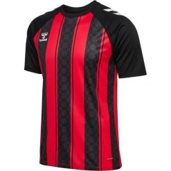Koszulka Hummel Match striped. Czarne bluzki Hummel, bez wzorów, sportowe, bez kołnierzyka, bez ramiączek. Za 214.50 zł.