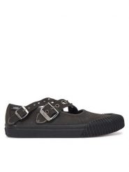 Vans Baleriny Mary Jane Straps VN000D9AHJ31 Szary. Szare baleriny Vans, bez wzorów, ze skóry, bez obcasa. Za 379.99 zł.