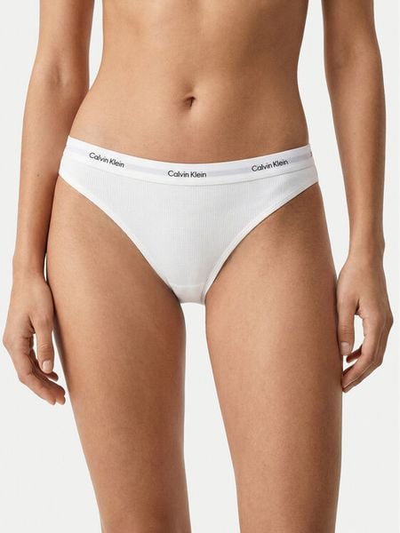Calvin Klein Underwear Figi klasyczne LV00QD5358 Biały. Białe figi Calvin Klein Underwear, s, bez wzorów, z bawełny. Za 79.99 zł.