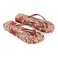 Japonki damskie Ipanema Animale Print III. Brązowe klapki Ipanema, bez wzorów, z materiału, bez obcasa. Za 55.99 zł.