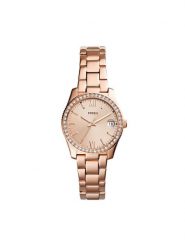 Fossil Zegarek Scarlette ES4318 Różowy. Czerwone, analogowe zegarki Fossil. Za 789.99 zł.