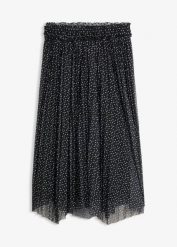 Spódnica plisowana o długości midi. Czarne spódnice bonprix, bez wzorów, midi. Za 149.99 zł.