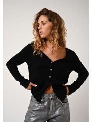 AUTHENTIC CASHMERE Kaszmirowy kardigan "Chalais" w kolorze czarnym rozmiar: XXL. Czarne kardigany AUTHENTIC CASHMERE, xxl, bez wzorów, z kaszmiru. Za 346.18 zł.